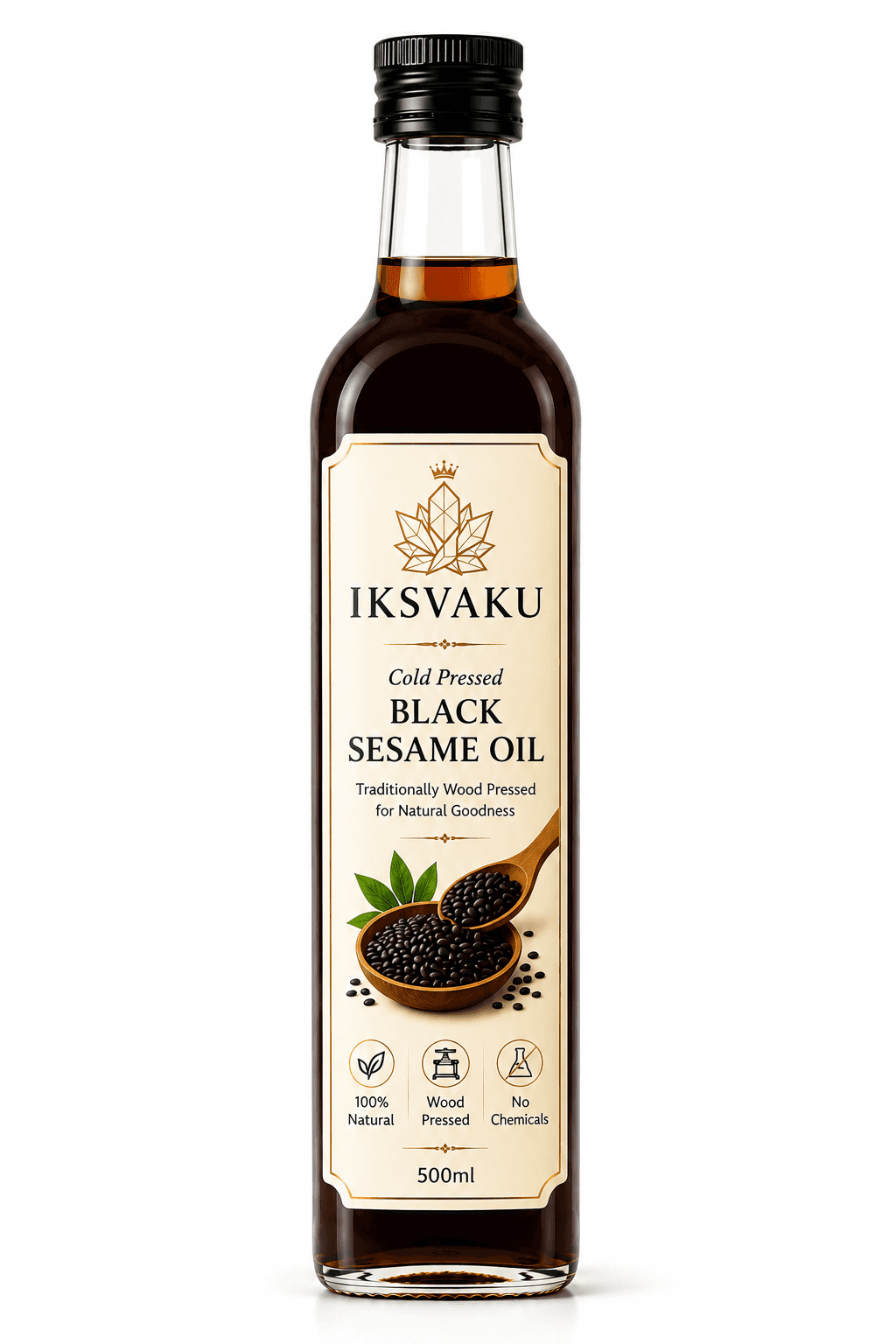 Cold Pressed Black Sesame Oil