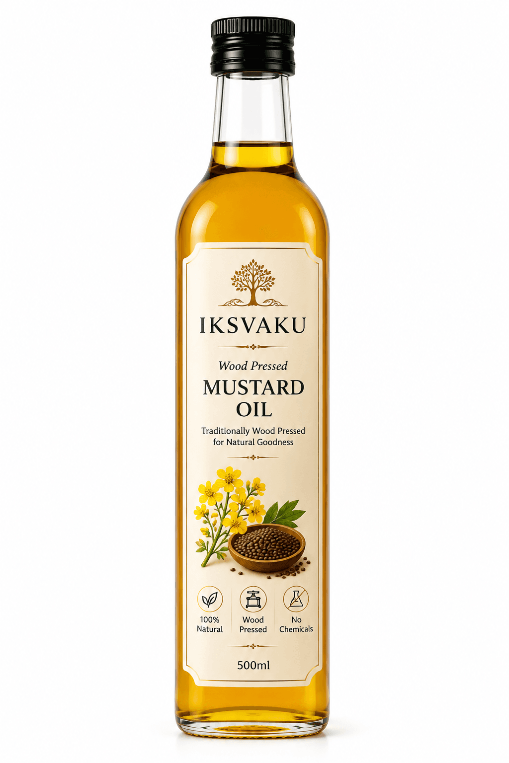 Wood Pressed Mustard Oil