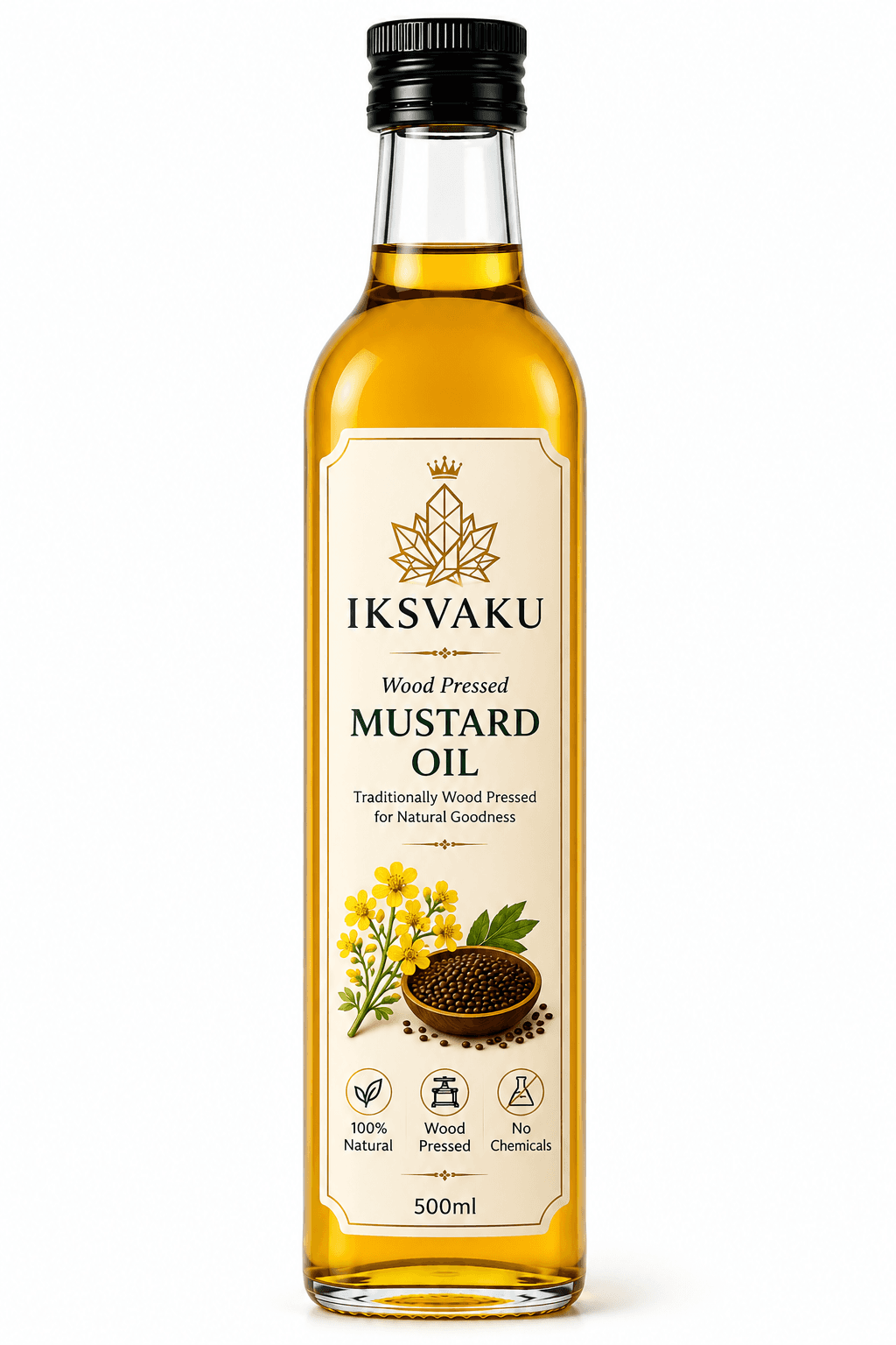 Wood Pressed Mustard Oil